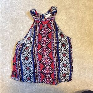 Sweet Wanderer Multicolor Patterned Camisole